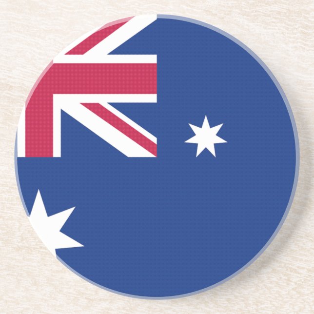 Australian flag coaster (Front)