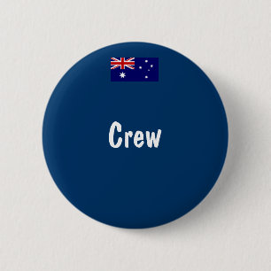 Australian Flag Crew Button