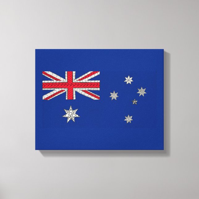 Australian Flag Decorative Canvas Print (Front)