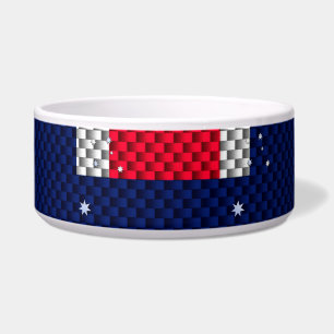 Australian Flag Design Carbon Fibre Chrome Style