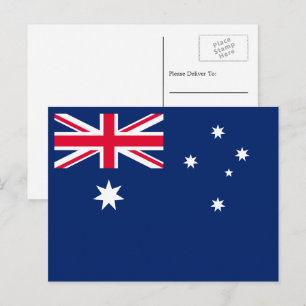 Australian Flag, Flag of Australia Postcard