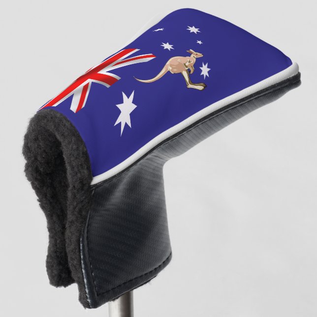 Australian flag golf head cover (3/4 Front)