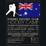 Australian Flag, Hockey Player, Camp Advertising Flyer<br><div class="desc">Australian Flag,  Hockey Player,  Camp Advertising Flyers By The Business Card Store.</div>