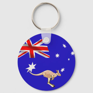 Australian flag key ring