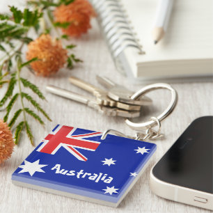 Australian Flag Key Ring
