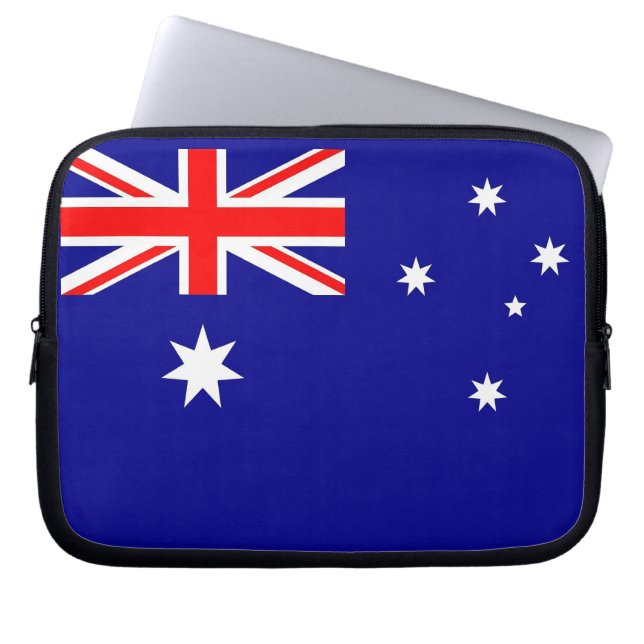 Australian Flag Laptop Sleeve (Front)