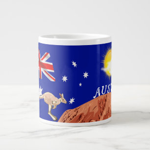 Australian flag large coffee mug