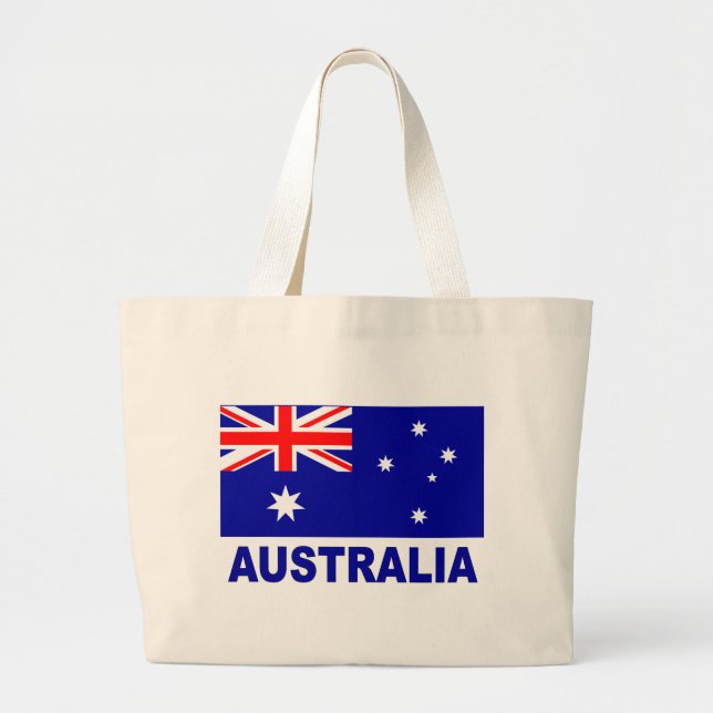 Australian Flag Large Tote Bag (Front)