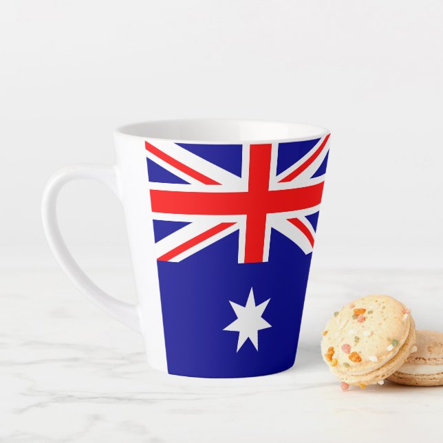 Australian Flag Latte Mug (In Situ)
