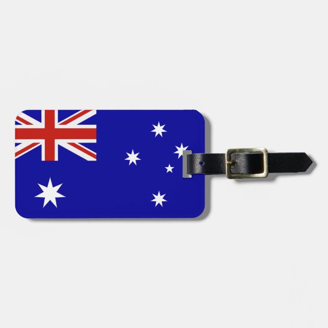 Australian flag luggage tag (Front Horizontal)