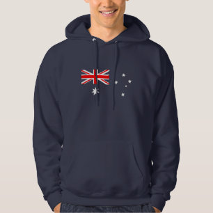 Australian Flag (Minus Blue) Hoodie