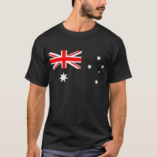 Australian Flag (Minus Blue) T-Shirt (Front)