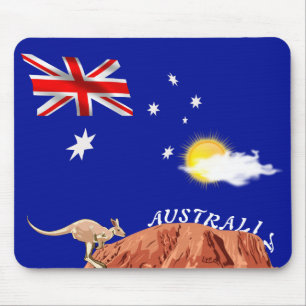 Australian flag mouse mat