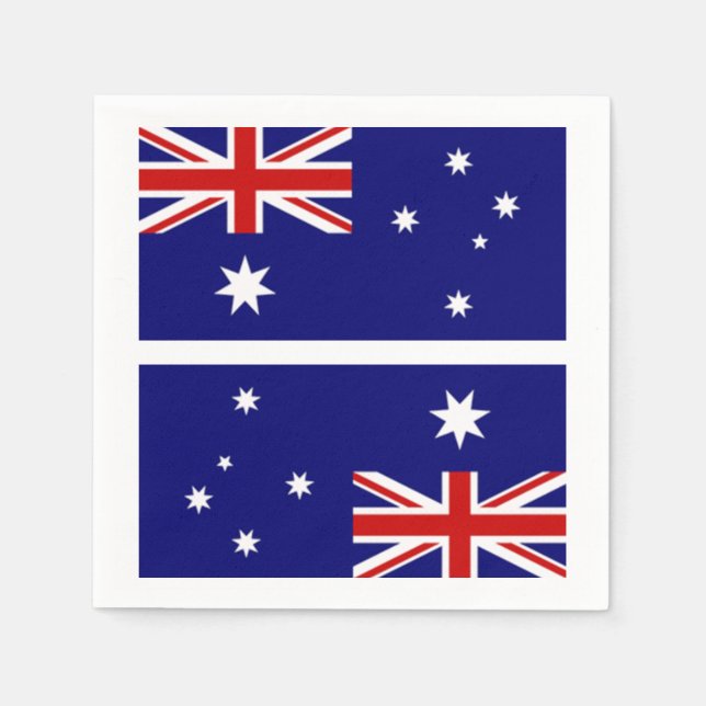 Australian Flag Naplins Napkin (Front)