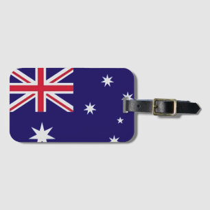 Australian Flag National Pride Aussie Australian Luggage Tag