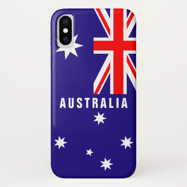 Australian flag of Australia personalised Case-Mate iPhone Case (Back)