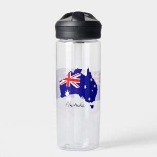 Australian Flag, Patriotic Australia Water Bottle