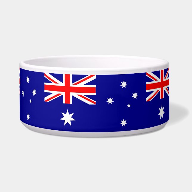 Australian Flag Pet Bowl (Front)