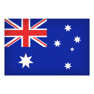 Australian Flag Photo Print