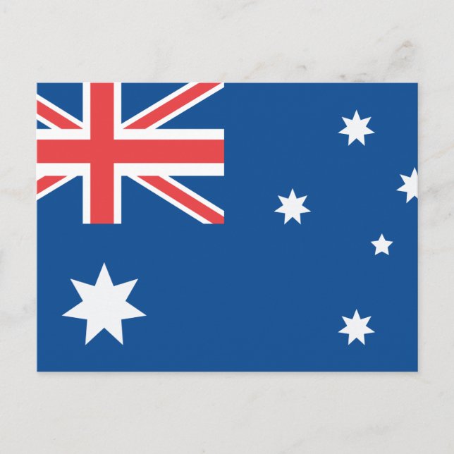 Australian Flag Postcard (Front)