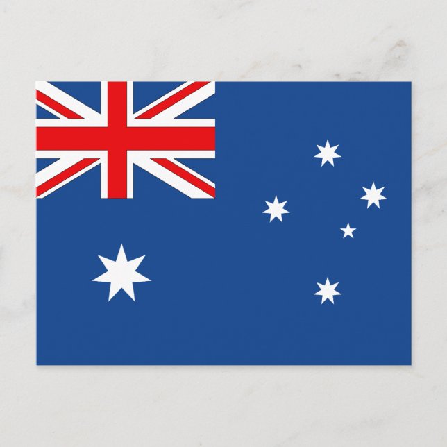 Australian Flag Postcard (Front)