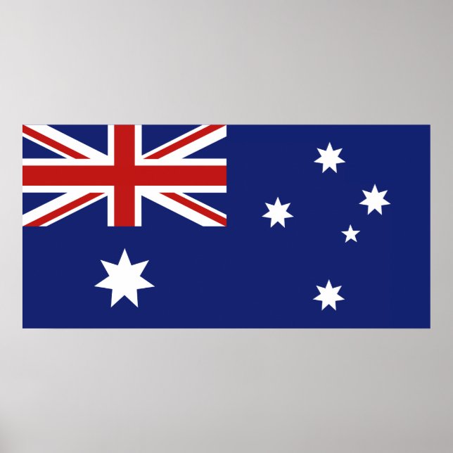 Australian Flag Poster (Front)
