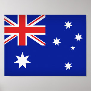 Australian Flag Poster