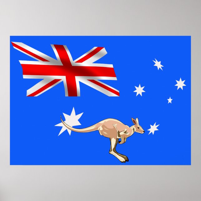 Australian flag poster (Front)