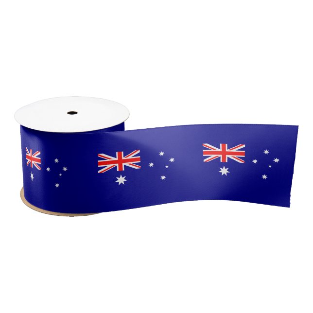 Australian flag satin ribbon (Spool)