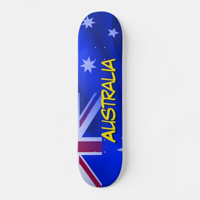 Australian flag skateboard (Front)
