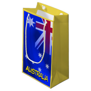 Australian flag small gift bag
