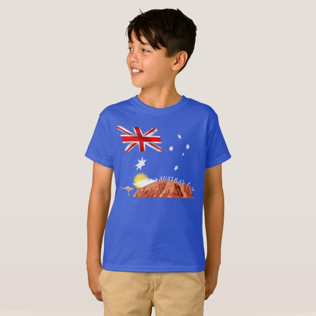Australian flag T-Shirt (Front Full)
