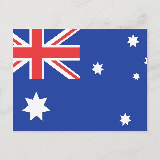 Australian Flag T-shirts and Gifts Postcard (Front)