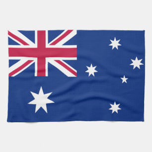 Australian flag tea towel