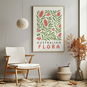 Australian Flora Botanical Art Print Native Wild