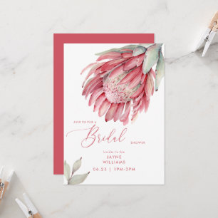 Australian Floral Colourful Bridal Shower  Invitation