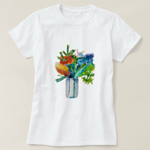 Australian flowers watercolour T-Shirt