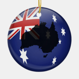 Australian Globe Ceramic Tree Decoration
