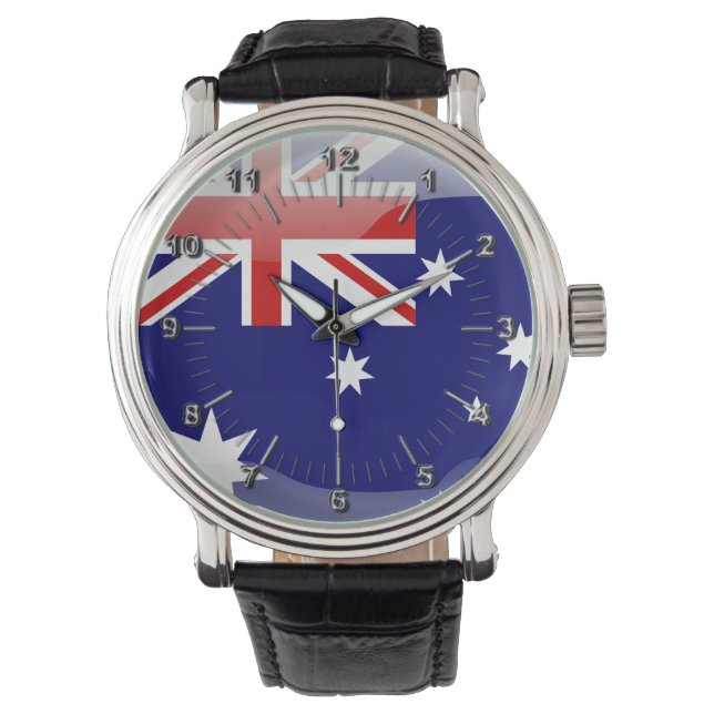 Australian glossy flag watch (Front)