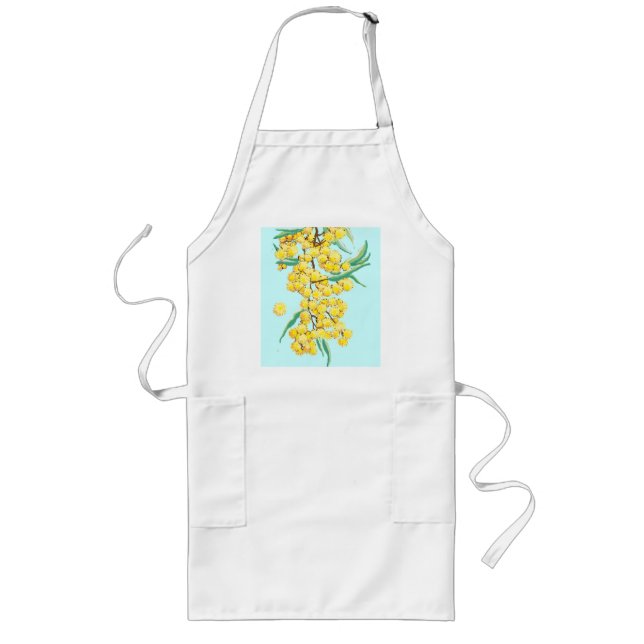 Australian golden wattle long apron (Front)