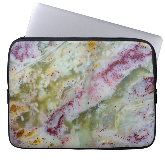 Australian Green Opalite Laptop Sleeve (Front)