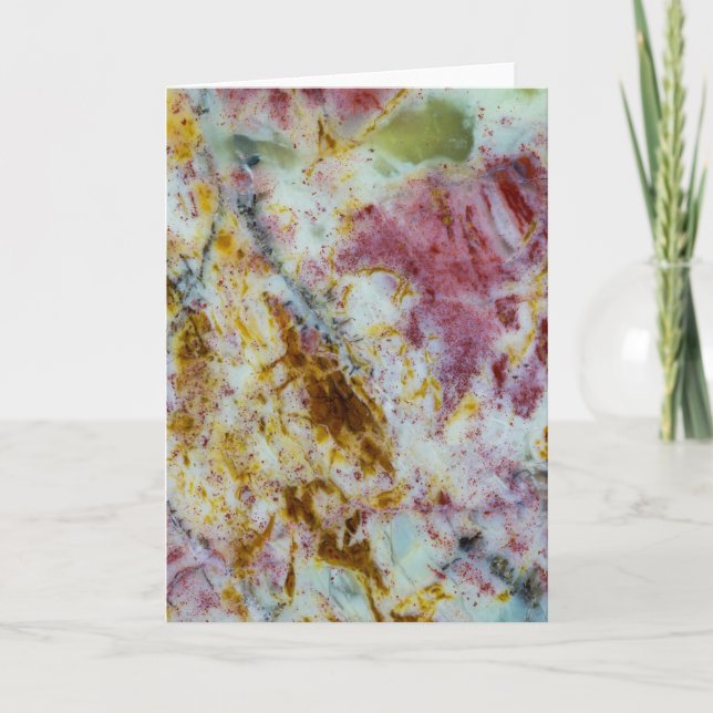 Australian Green Opalite Slab Card (Front)