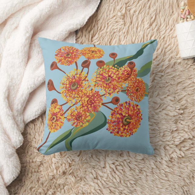 Australian gum blossoms cushion (Blanket)