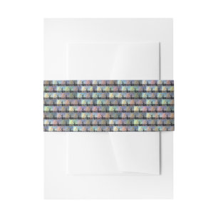 Australian Gum Tree Abstract Art, Invitation Belly Band