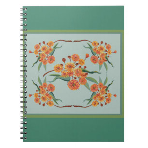 Australian gum tree blossoms notebook