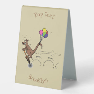 Australian humour kangaroo cartoon illustration