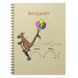 Australian humour kangaroo cartoon illustration notebook