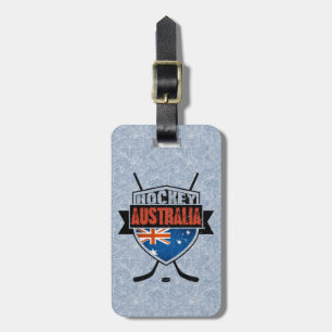 Australian Ice Hockey Luggage Tag Template