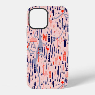 Australian icons, seamless decorative pattern. iPhone 12 case