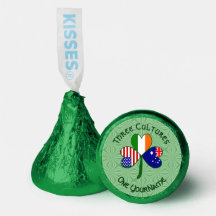 Australian Irish American Shamrock Personalised 